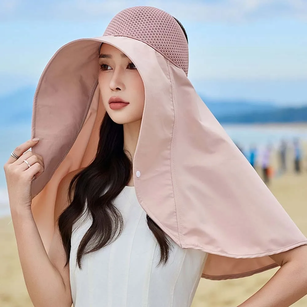 Fashion Wide Brim Shawl Fisherman Hat Elastic Breathable Hiking Bucket Hat UV Anti Visors Women Sun Cap Travel
Fashion Wide Brim Shawl Fisherman Hat Elastic Breathable Hiking Bucket Hat UV Anti Visors Women Sun Cap Travel
