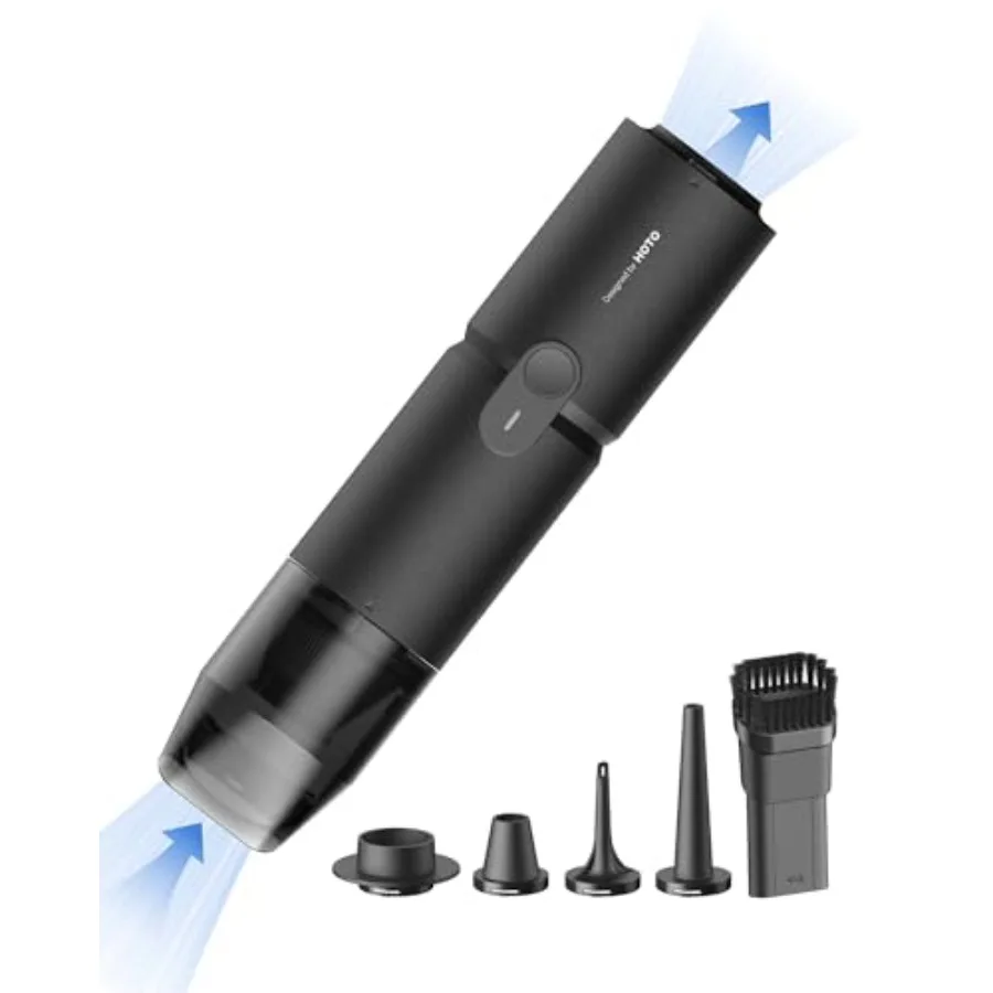 Handheld Vacuum Cleaner Cordless Desk Vacuum Cleaner Compressed Electric Air Duster 15000Pa Suction 4-in-1 Portable Vortex Vacu
Handheld Vacuum Cleaner Cordless Desk Vacuum Cleaner Compressed Electric Air Duster 15000Pa Suction 4-in-1 Portable Vortex Vacu
