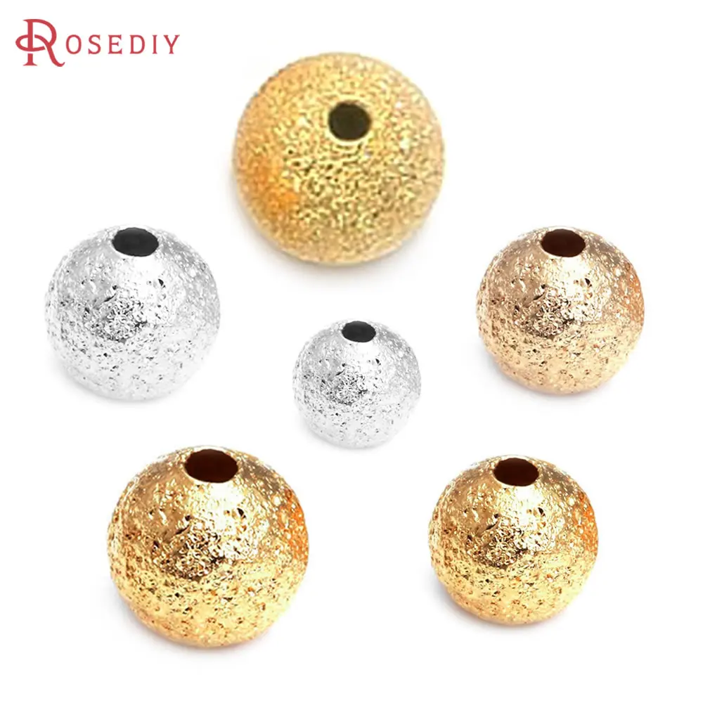 4MM 6MM 8MM 10MM Silver Color and Gold Color Brass Metal Round Beads Matte beads Handmade Jewelry Findings Accessories
4MM 6MM 8MM 10MM Silver Color and Gold Color Brass Metal Round Beads Matte beads Handmade Jewelry Findings Accessories