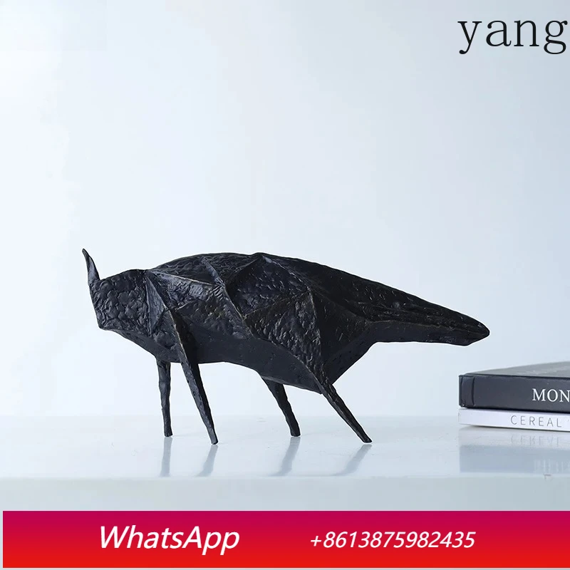 Minimalist abstract animal statue metal jewelry desk decoration creative handicraft decoration
Minimalist abstract animal statue metal jewelry desk decoration creative handicraft decoration