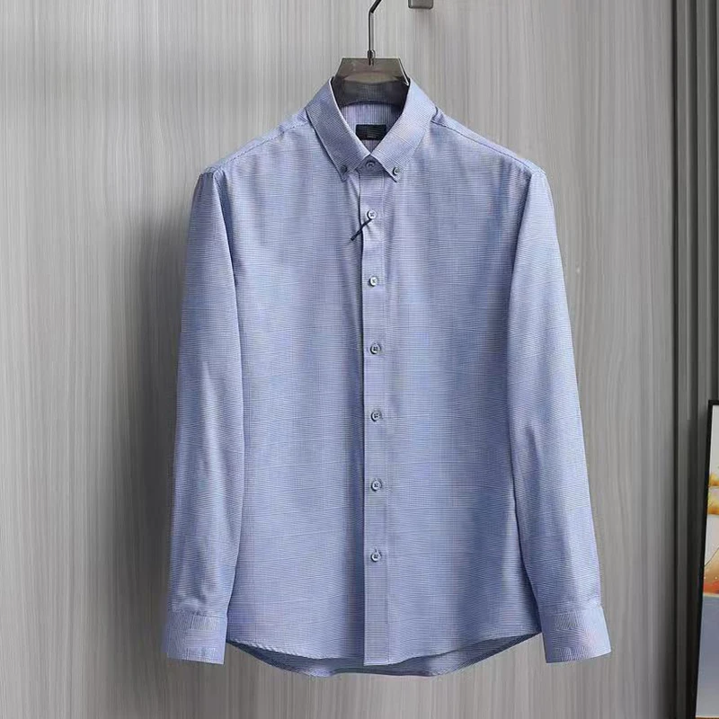 New Mulberry Silk Blend Fabric, Soft Breathable Fashion Business Casual Versatile Men's Long Sleeve Shirt
New Mulberry Silk Blend Fabric, Soft Breathable Fashion Business Casual Versatile Men's Long Sleeve Shirt