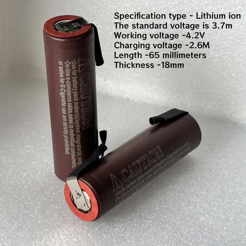 18650 Battery HG2 3000mAh Battery 18650 3.7V Dedicated for HG2 Power Rechargeable Battery Pack
18650 Battery HG2 3000mAh Battery 18650 3.7V Dedicated for HG2 Power Rechargeable Battery Pack