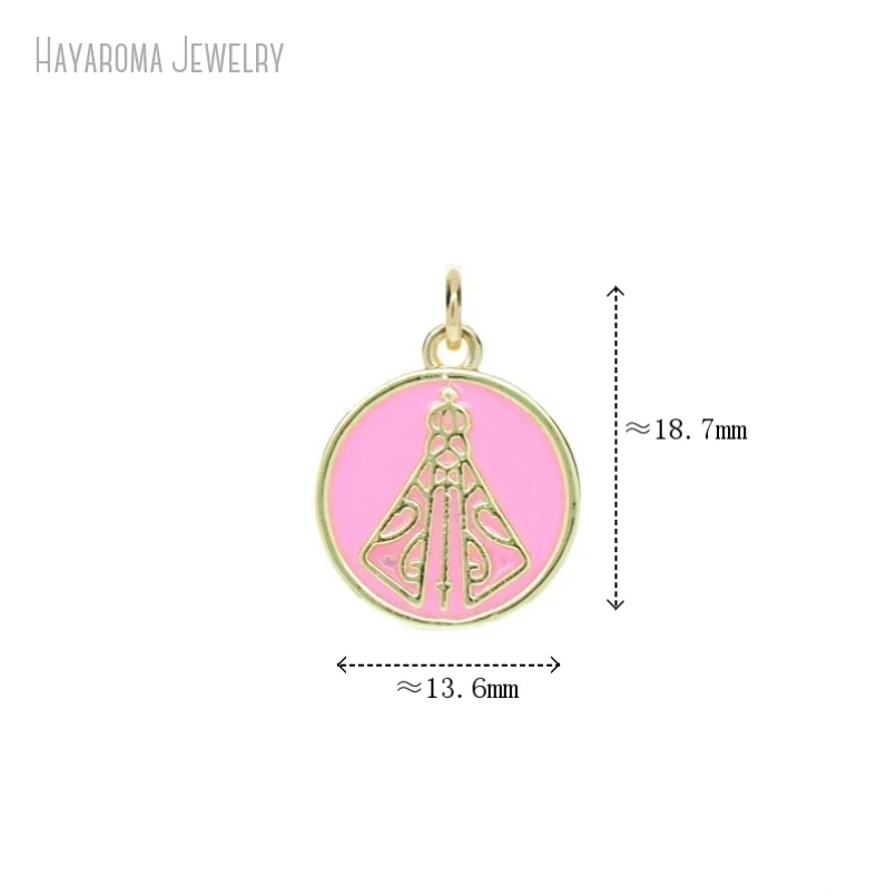 5Pcs Gold Color Enamel Pendant Spiritual Jewelry Copper Wholesale Metal Pink Charms
5Pcs Gold Color Enamel Pendant Spiritual Jewelry Copper Wholesale Metal Pink Charms