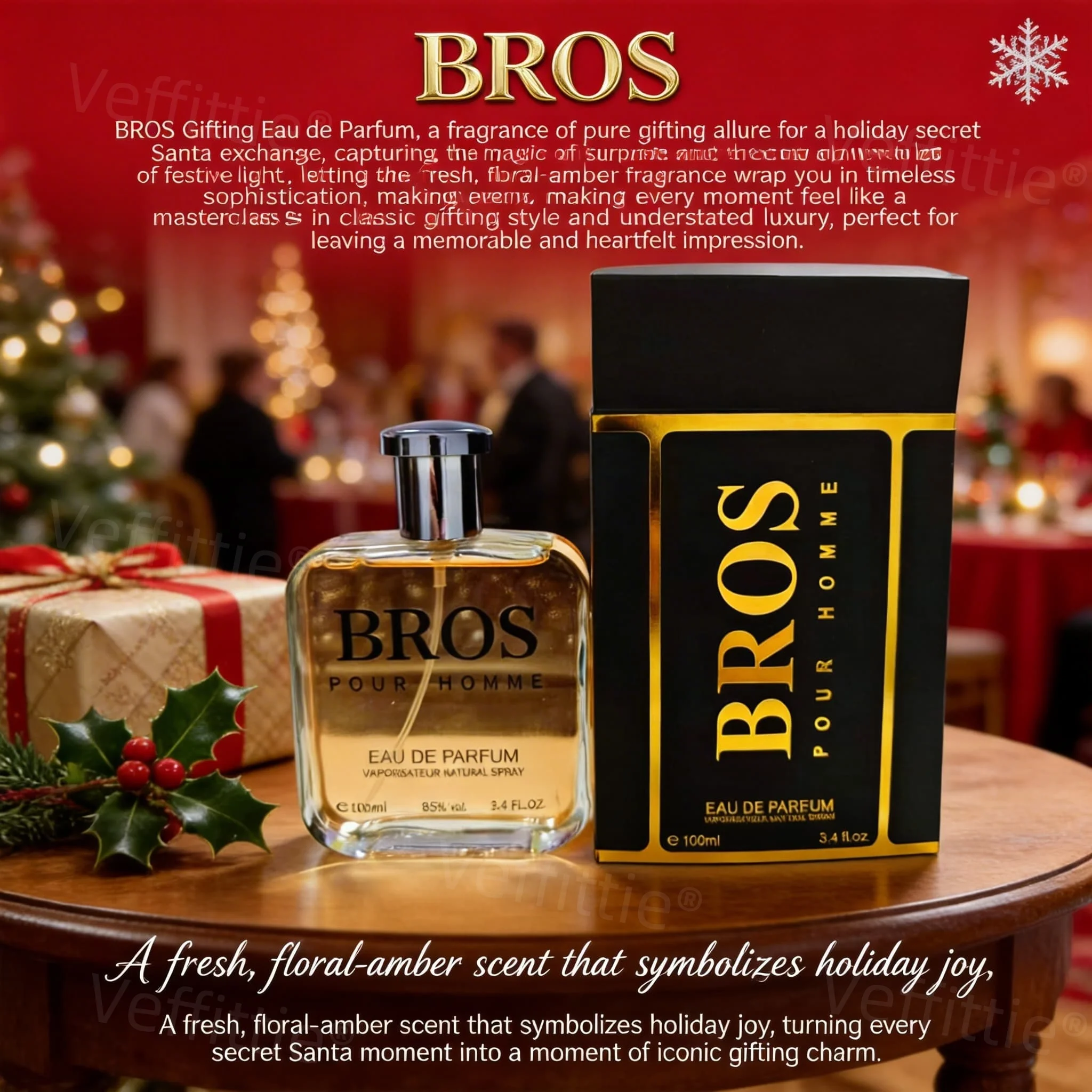 Christmas Festive Marine Woody Men Eau De Parfum 3.4oz, Warm Citrus Floral Scent, Holiday Wear, Cozy Festive Vibe
Christmas Festive Marine Woody Men Eau De Parfum 3.4oz, Warm Citrus Floral Scent, Holiday Wear, Cozy Festive Vibe