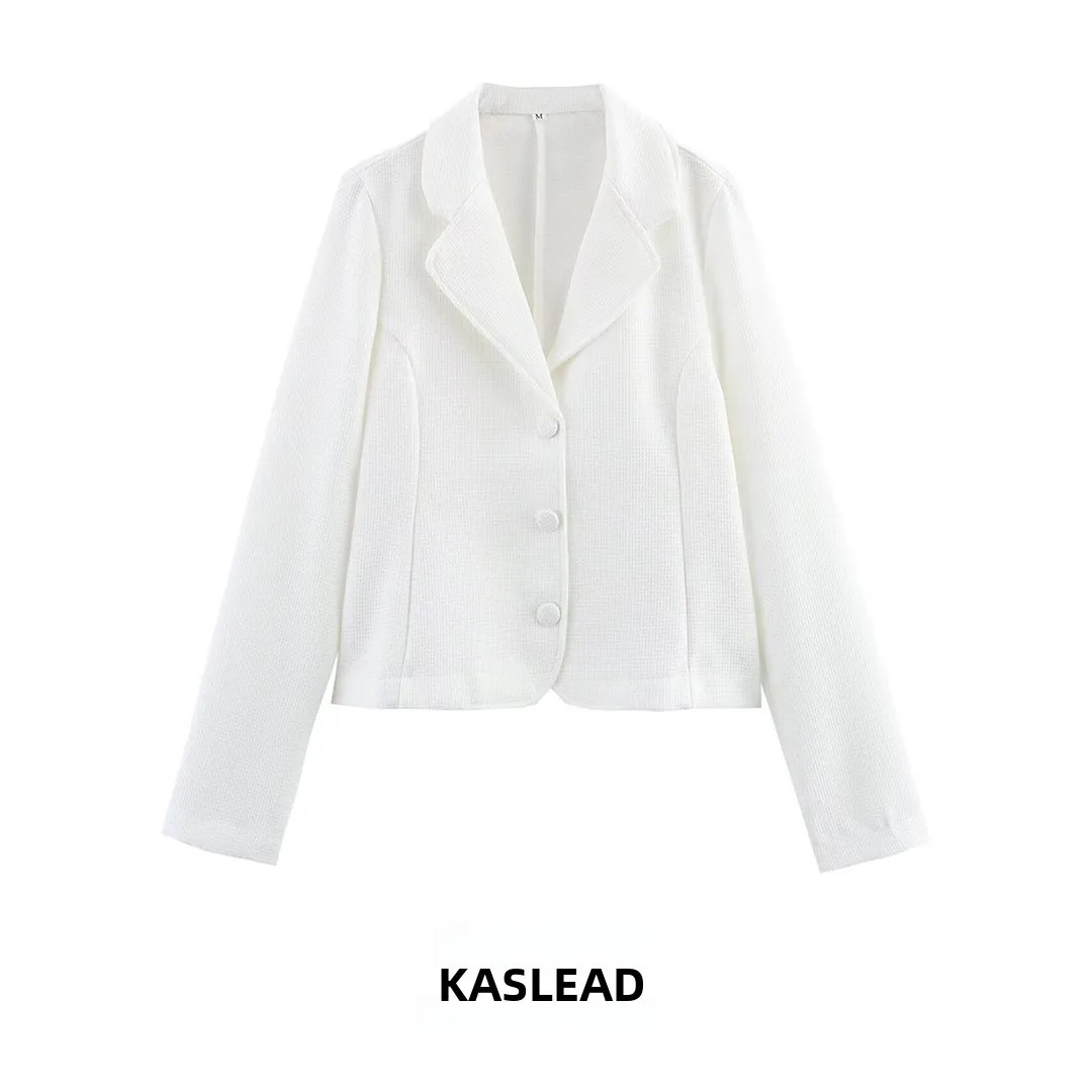 KASLEAD New Women's Fashion Slimming Long Sleeve Street Style Suit Jacket Versatile Simple Design Summer Outerwear
KASLEAD New Women's Fashion Slimming Long Sleeve Street Style Suit Jacket Versatile Simple Design Summer Outerwear
