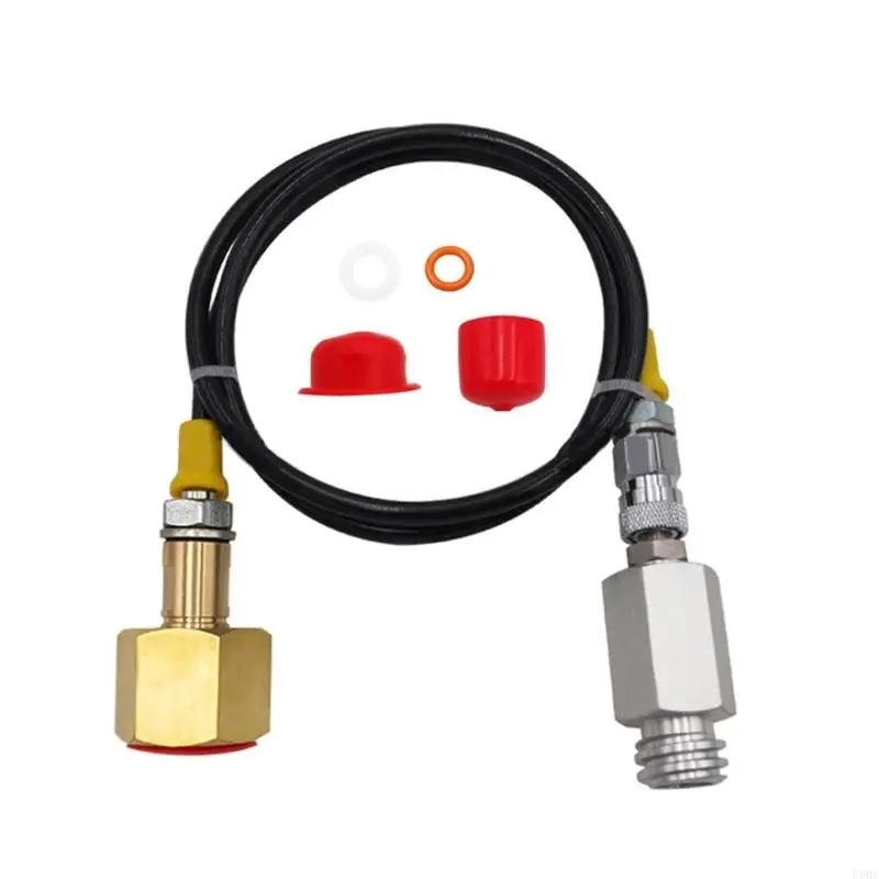 Portable CO2 Filling Connector CO2 Bottle Filling Hose CO2 Adapter Portable CO2 Bottle Refill Hose for Kitchen Outdoor 
Portable CO2 Filling Connector CO2 Bottle Filling Hose CO2 Adapter Portable CO2 Bottle Refill Hose for Kitchen Outdoor