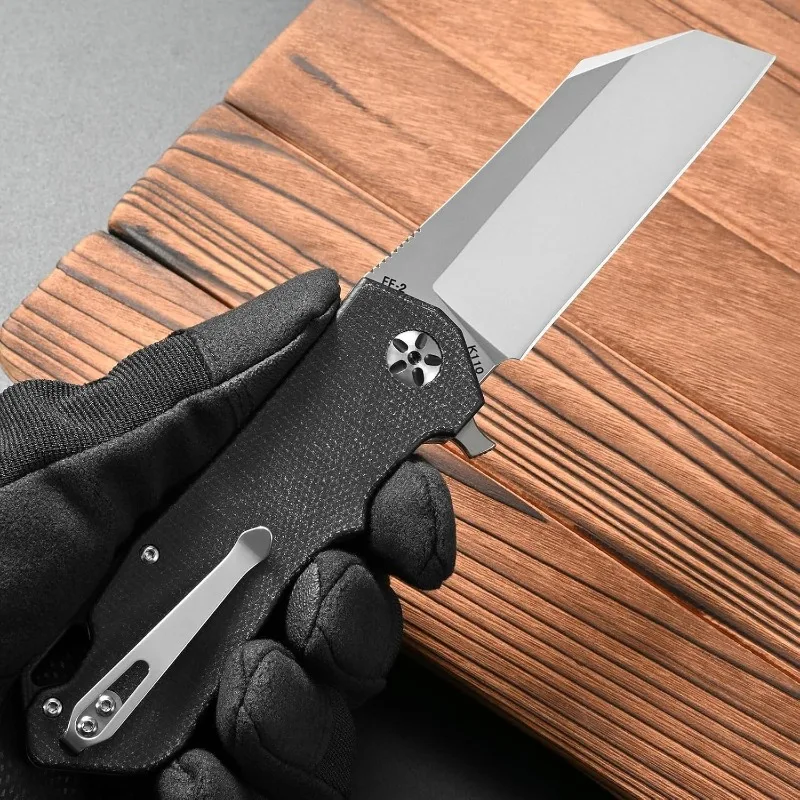 New FF2 Outdoor Camping Folding Knife K110 Blade Micarta Handle Pocket Survival Hunting Utility Fruit Knives EDC Tools
New FF2 Outdoor Camping Folding Knife K110 Blade Micarta Handle Pocket Survival Hunting Utility Fruit Knives EDC Tools