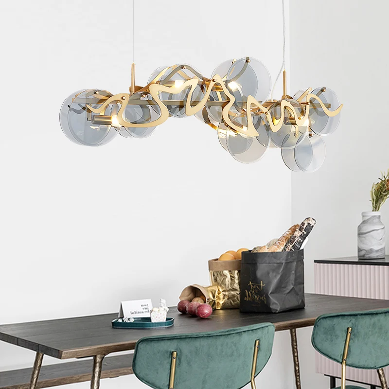 Living Room Luxury Round Pendant Light Gray / White Glass Lustre Gold Iron Led Pendant Lamp Living Room Hanging Lamp
Living Room Luxury Round Pendant Light Gray / White Glass Lustre Gold Iron Led Pendant Lamp Living Room Hanging Lamp