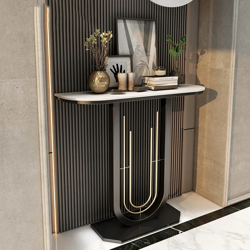 Modern Nordic Console Table Metal Midcentry Entrance Lobby Console Table Simple Hallway Wohnzimmer Tisch Living Room Furniture
Modern Nordic Console Table Metal Midcentry Entrance Lobby Console Table Simple Hallway Wohnzimmer Tisch Living Room Furniture