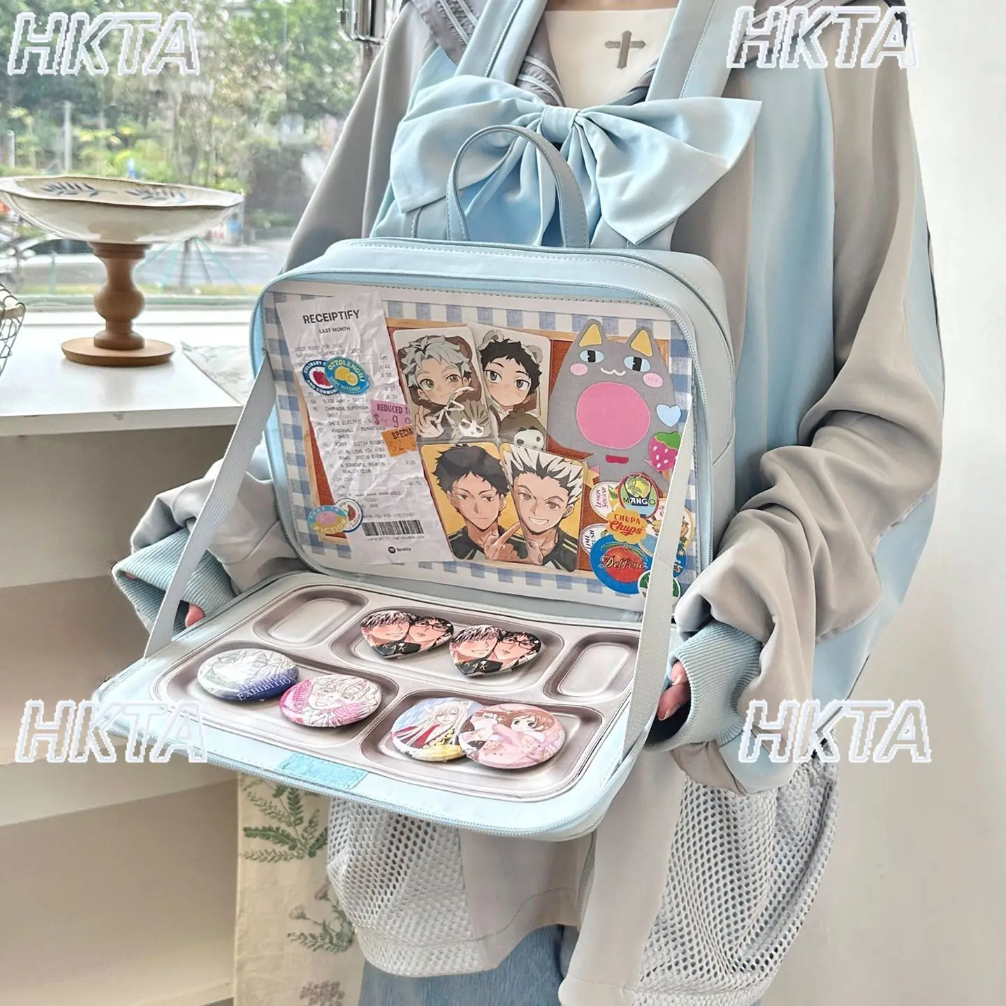 Japanese Sweet Lolita Two Dimensional Student Daily Large Capacity White Backpacks Kawaii Cute Zipper Versatile Pain Bag Women
Japanese Sweet Lolita Two Dimensional Student Daily Large Capacity White Backpacks Kawaii Cute Zipper Versatile Pain Bag Women