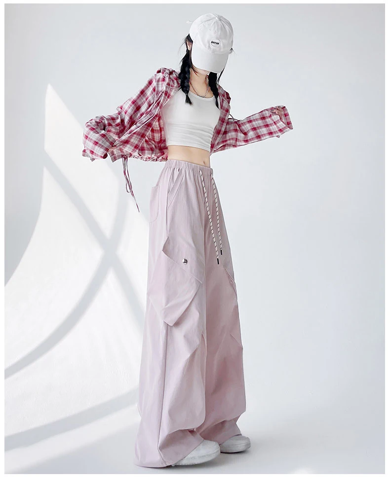 Брюки-карго женские быстросохнущие осенние хлопковые расклешенные брюки для мам с минималистичным поясом Высококачественный комфортный лаконичный простой подходящий для отдыха OL
Брюки-карго женские быстросохнущие осенние хлопковые расклешенные брюки для мам с минималистичным поясом Высококачественный комфортный лаконичный простой подходящий для отдыха OL