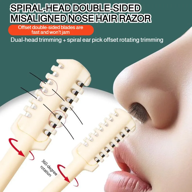 Многофункциональный триммер для носа и ушей с двойной головкой, вращающийся на 360°, набор для чистки и массажа
Многофункциональный триммер для носа и ушей с двойной головкой, вращающийся на 360°, набор для чистки и массажа