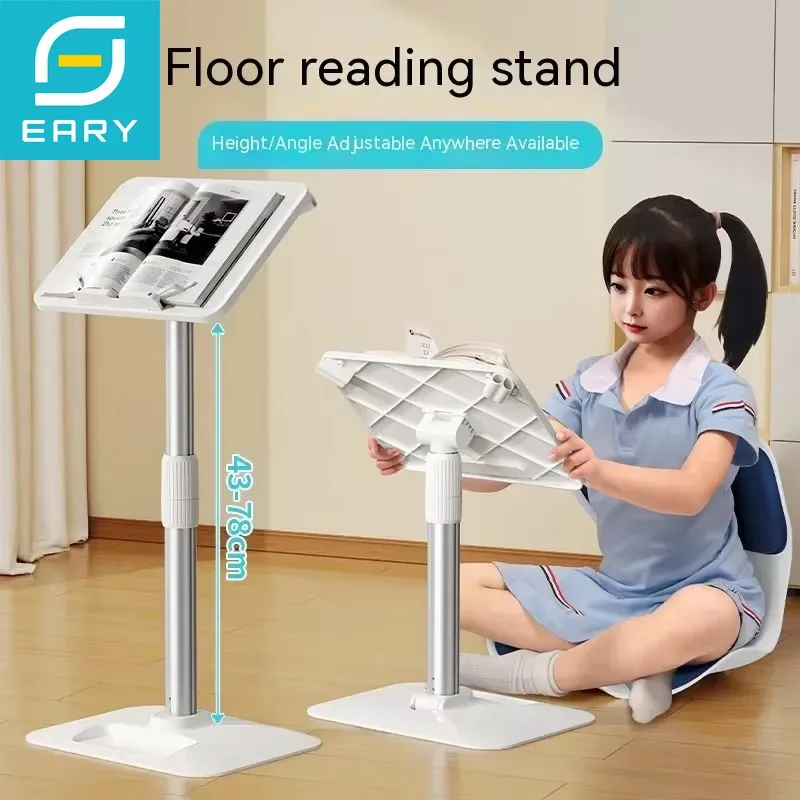 Eary Book Stand for Reading Height Up to 30inch Adjustable Hands-Free Holder for Laptop Phone Tablet Rotated and Liftted Support
Eary Book Stand for Reading Height Up to 30inch Adjustable Hands-Free Holder for Laptop Phone Tablet Rotated and Liftted Support