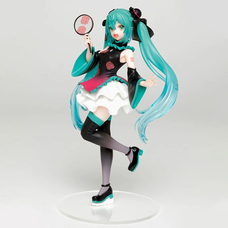 Оригинальная аниме-фигурка Taito Hatsune Miku, китайское платье, версия. Фигурка Модель Коллекционные украшения Модель Рождественская игрушка Подарки 
Оригинальная аниме-фигурка Taito Hatsune Miku, китайское платье, версия. Фигурка Модель Коллекционные украшения Модель Рождественская игрушка Подарки