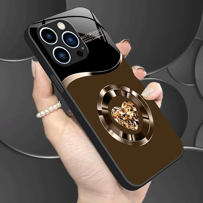 Various Designs of a Metal Circle Love Pattern phone case for iPhone 17/16/15/14/13/12ProMax/11/11Pro Anti-drop protection
Various Designs of a Metal Circle Love Pattern phone case for iPhone 17/16/15/14/13/12ProMax/11/11Pro Anti-drop protection