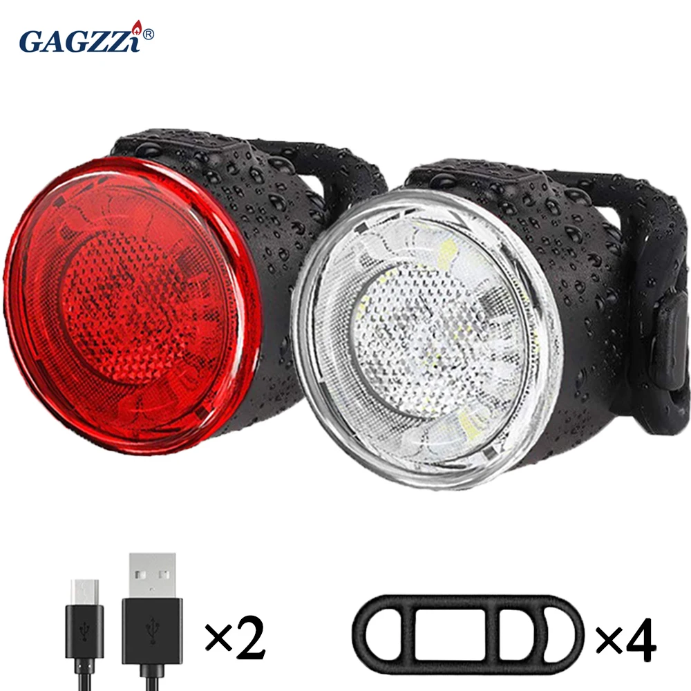 GAGZZI Bicycle Rear Light Headlight USB Rechargeable LED Cycling Front Light MTB Bike Taillight Waterproof Bicycle Lamp 
GAGZZI Bicycle Rear Light Headlight USB Rechargeable LED Cycling Front Light MTB Bike Taillight Waterproof Bicycle Lamp