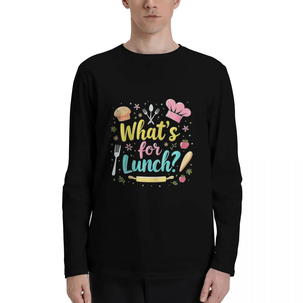 Trendy Men's Long-Sleeve Tee Lunch Lady Slim Fit, Breathable Comfort, Ideal for Casual Wear and Sports.
Trendy Men's Long-Sleeve Tee Lunch Lady Slim Fit, Breathable Comfort, Ideal for Casual Wear and Sports.