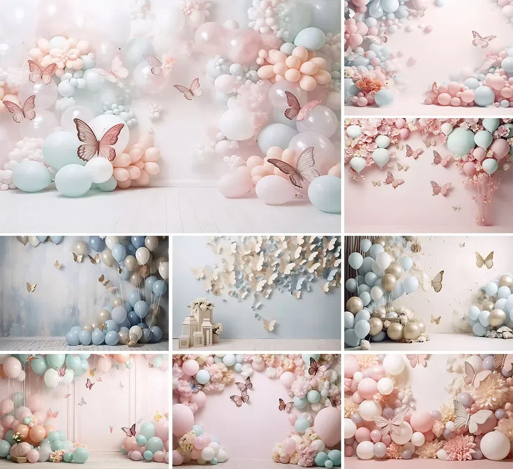 Mehofond Photo Backdrop for Photography Balloon Flower Newborn Baby Birthday Party Pink Background Butterflies Decor Photo Prop
Mehofond Photo Backdrop for Photography Balloon Flower Newborn Baby Birthday Party Pink Background Butterflies Decor Photo Prop
