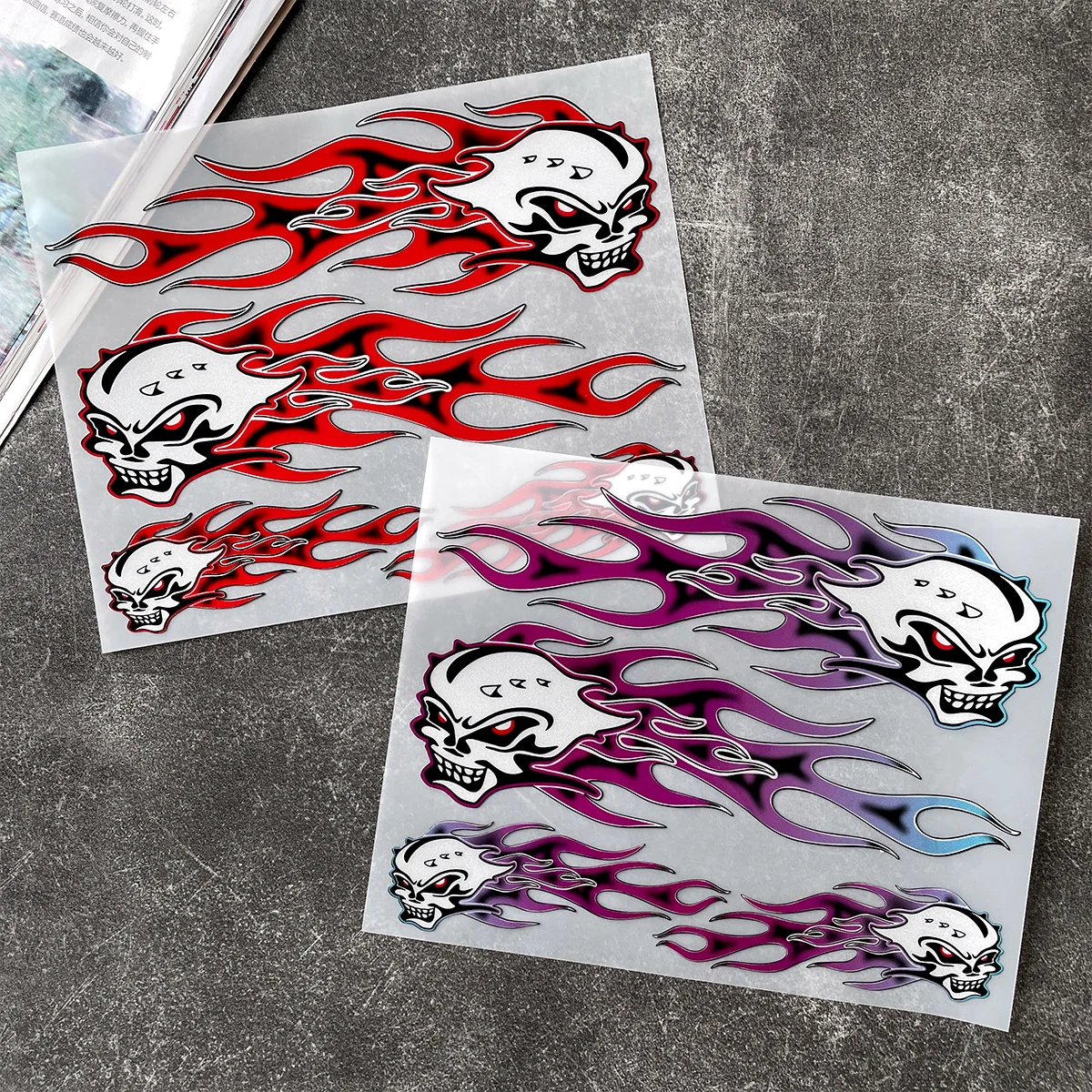 Хэллоуин тематический череп мотоциклетные наклейки автомобильный топливный бак шлем светоотражающие водонепроницаемые виниловые наклейки аксессуары, для Honda Yamaha
Хэллоуин тематический череп мотоциклетные наклейки автомобильный топливный бак шлем светоотражающие водонепроницаемые виниловые наклейки аксессуары, для Honda Yamaha