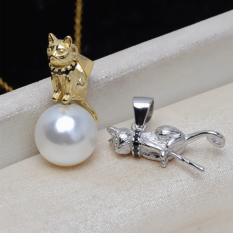 MeiBaPJ Natural Round Pearl Fashion Cat Pendant Necklace 925 Sterling Silver Fine Wedding Jewelry for Women
MeiBaPJ Natural Round Pearl Fashion Cat Pendant Necklace 925 Sterling Silver Fine Wedding Jewelry for Women