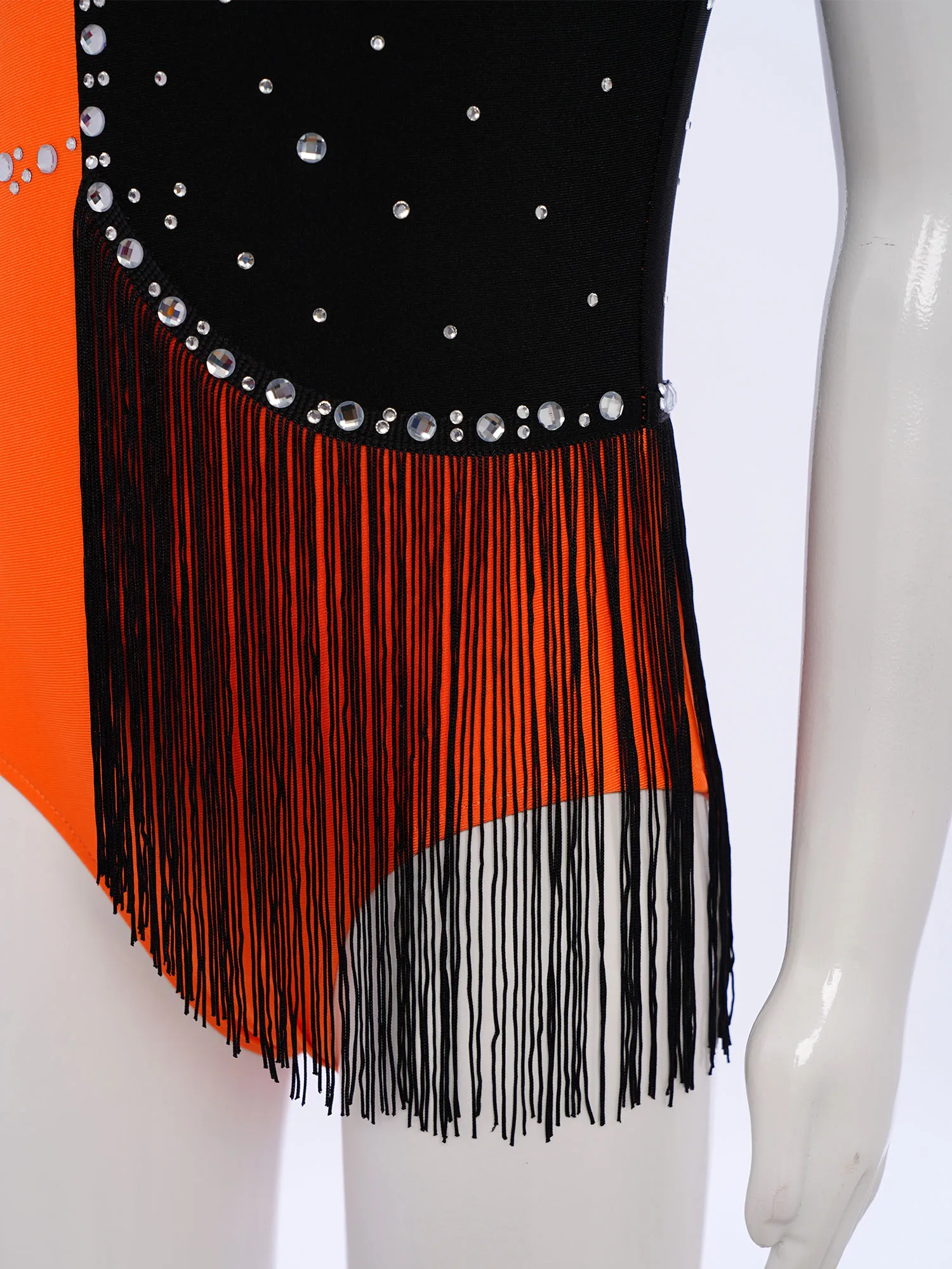 Kids Girls Acrobatic Gymnastics Leotard Sleeveless Shiny Rhinestone Tassels Bodysuit Figure Skating Ballet Latin Dance Costume
Kids Girls Acrobatic Gymnastics Leotard Sleeveless Shiny Rhinestone Tassels Bodysuit Figure Skating Ballet Latin Dance Costume