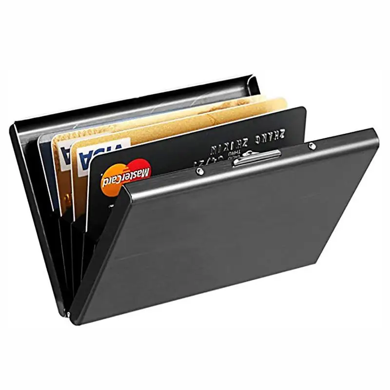 RFID Blocking Card Holder Anti-magnetic Aluminum Alloy Wallets For Men Women Aluminum Alloy Anti-magnetic Wallet Holder For Men
RFID Blocking Card Holder Anti-magnetic Aluminum Alloy Wallets For Men Women Aluminum Alloy Anti-magnetic Wallet Holder For Men