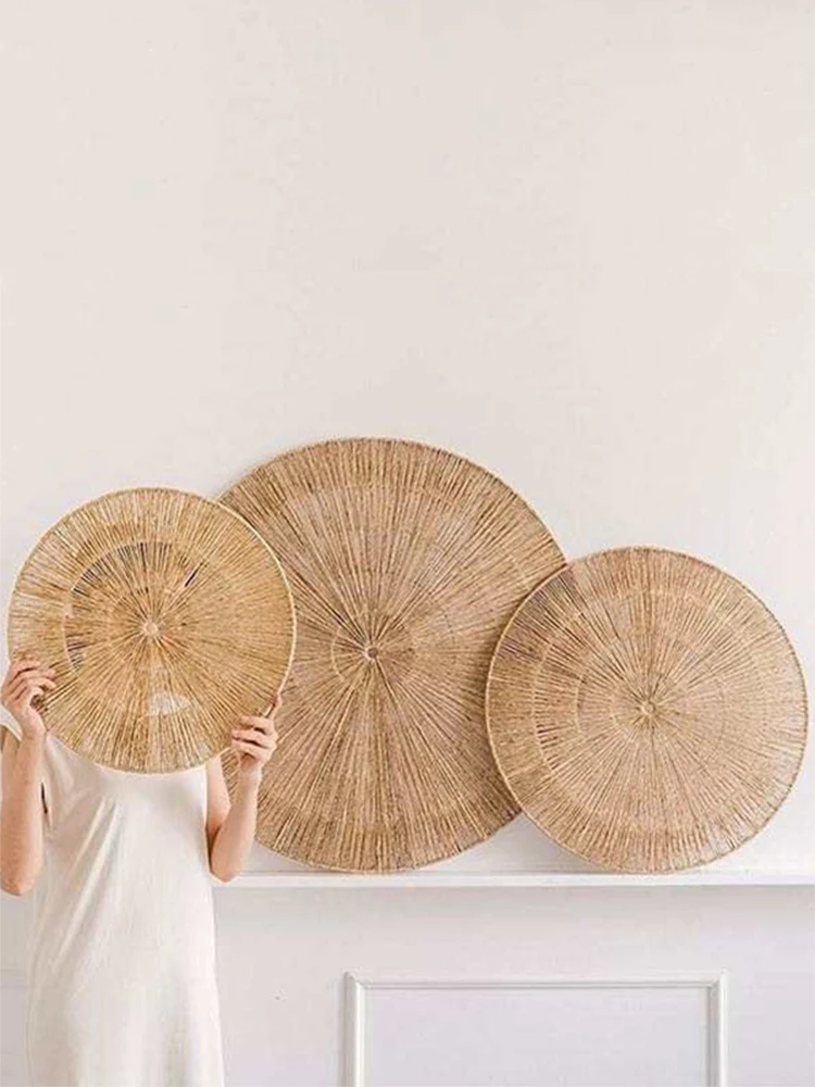 Nordic Sle round Wall Decorations High-End Feeling Japanese Sle Bedroom Living Room TV Baund Wall Decor Entrance Han... 
Nordic Sle round Wall Decorations High-End Feeling Japanese Sle Bedroom Living Room TV Baund Wall Decor Entrance Han...