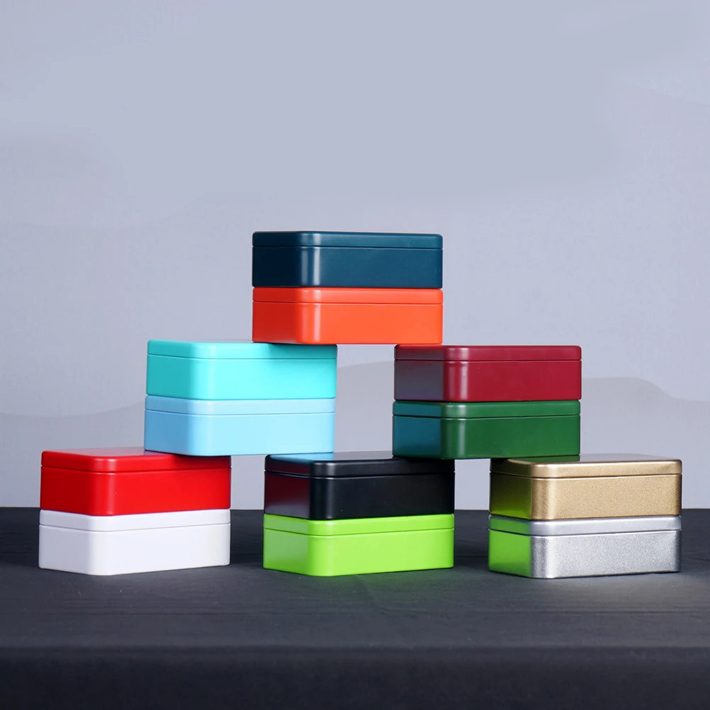 4Pcs Metal Business Card Tea Tin Canister Airtight Storage Box for Home Office Travel Keeps Contents Fresh Dry
4Pcs Metal Business Card Tea Tin Canister Airtight Storage Box for Home Office Travel Keeps Contents Fresh Dry