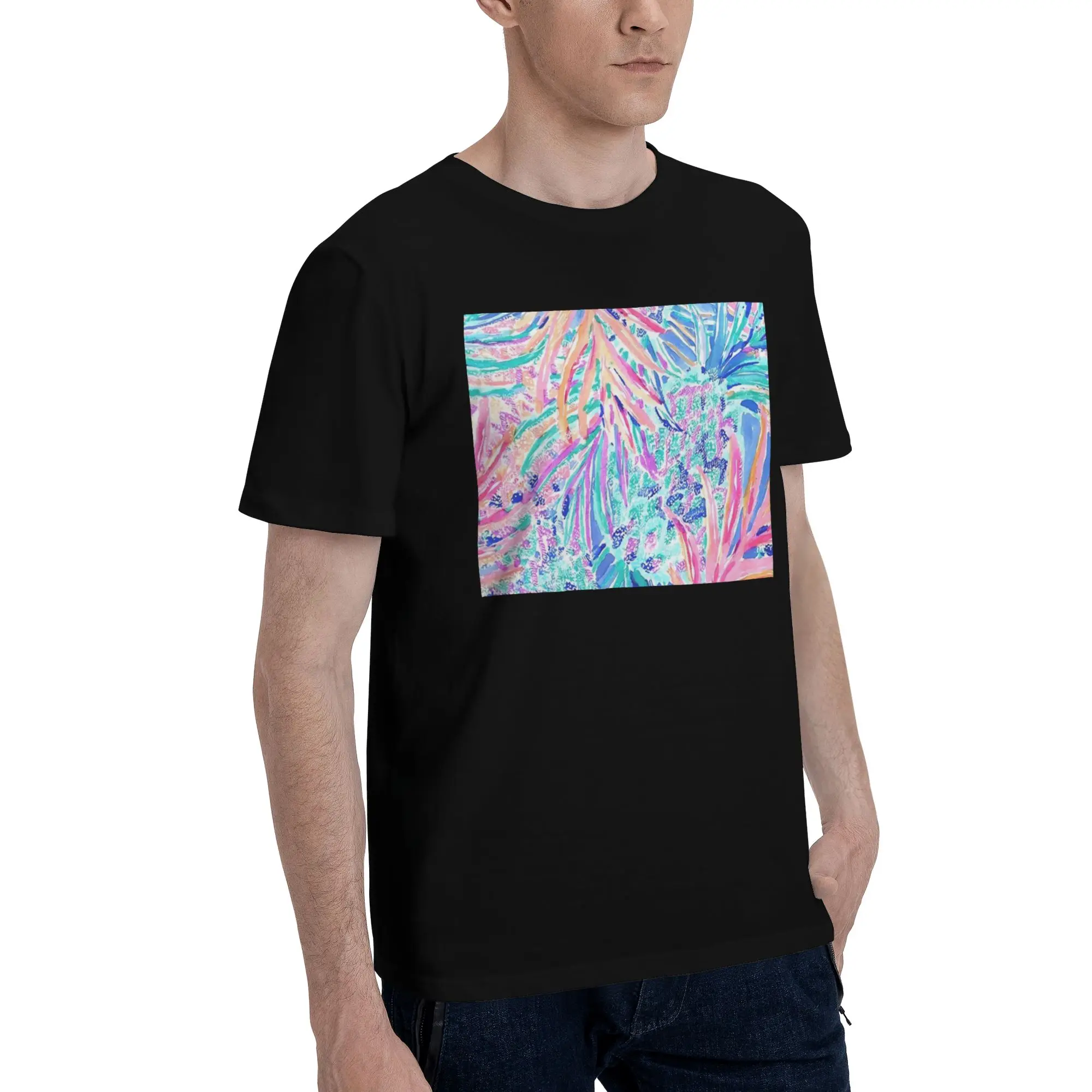 Lily pulitzer Men T-Shirt Plus Size T Shirts Men's Round Neck Cotton Tees Short Summer Male
Lily pulitzer Men T-Shirt Plus Size T Shirts Men's Round Neck Cotton Tees Short Summer Male