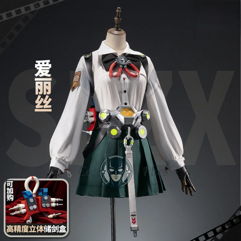 Женский костюм для косплея Game Zenless Zone Zero ZZZ Alice Thymefield, униформа, полный комплект, аниме, карнавальная одежда для Хэллоуина
Женский костюм для косплея Game Zenless Zone Zero ZZZ Alice Thymefield, униформа, полный комплект, аниме, карнавальная одежда для Хэллоуина