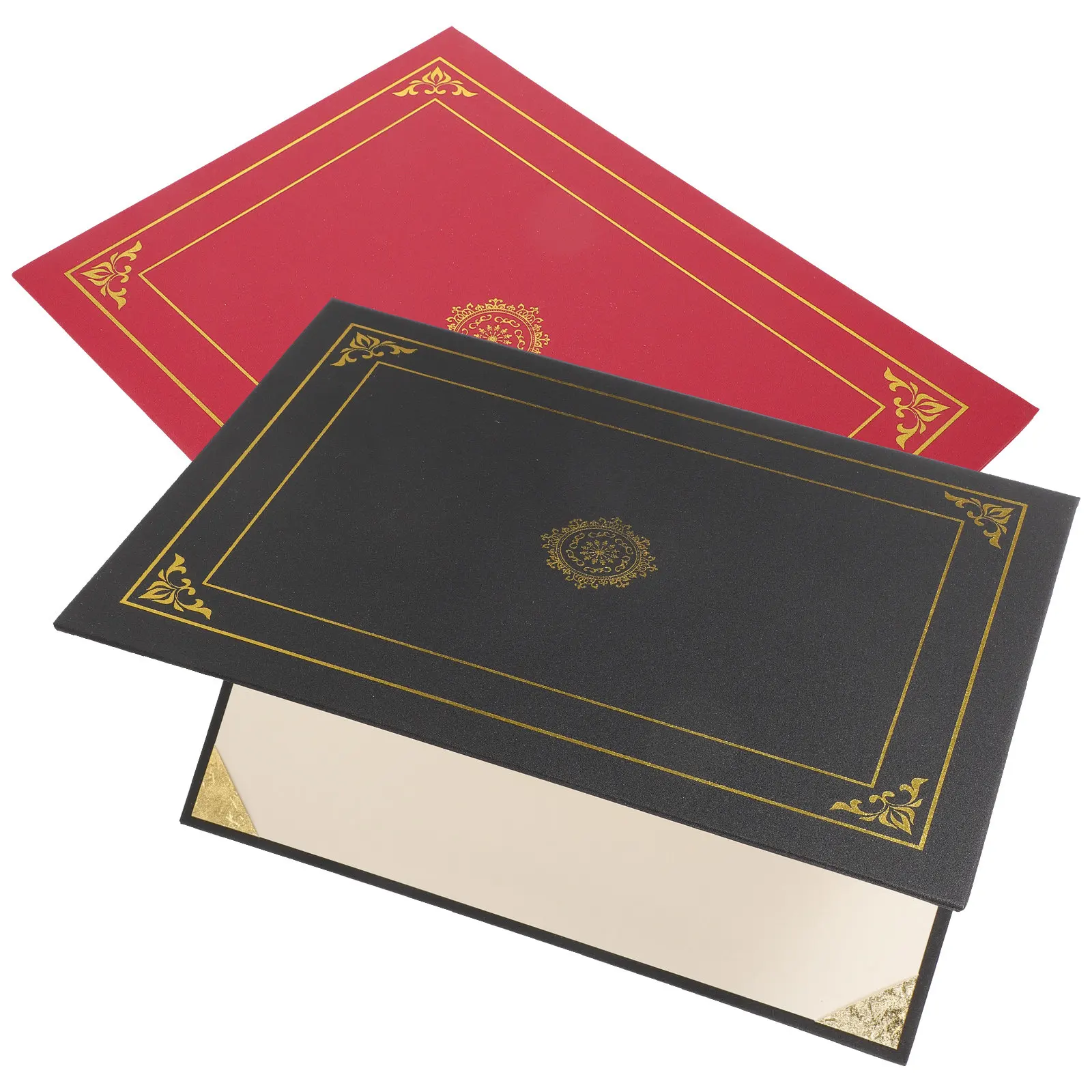 2Pcs Certificate Cover Paper Protective Holders Graduation Diploma Document Envelope Folder Award Presentation Organizer
2Pcs Certificate Cover Paper Protective Holders Graduation Diploma Document Envelope Folder Award Presentation Organizer
