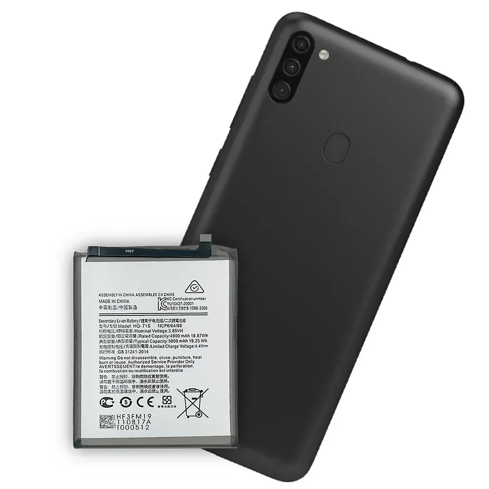 Подходит для мобильного телефона Samsung M11 HQ-71S, новый высококачественный встроенный аккумулятор большой емкости
Подходит для мобильного телефона Samsung M11 HQ-71S, новый высококачественный встроенный аккумулятор большой емкости