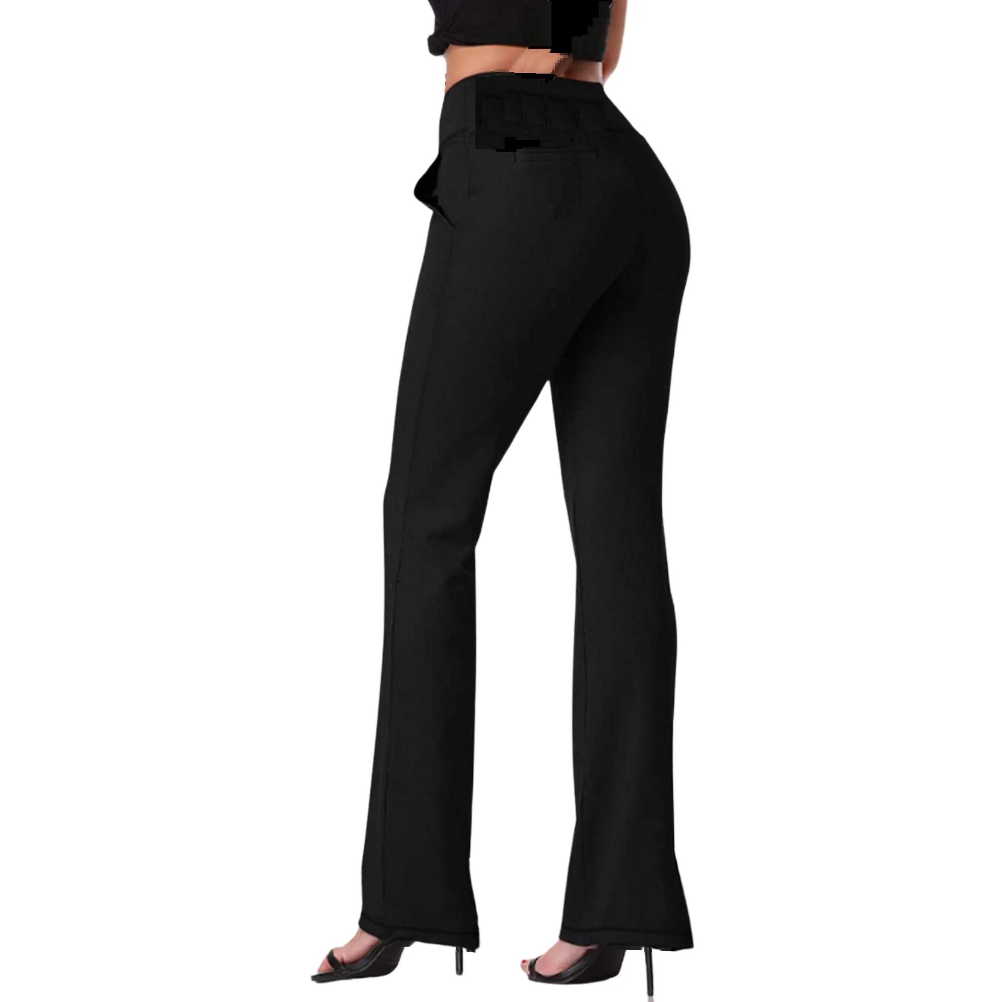 Премиум-брюки клеш с расклешенным низом, длинные, эластичные, винтажные, для офиса
Премиум-брюки клеш с расклешенным низом, длинные, эластичные, винтажные, для офиса