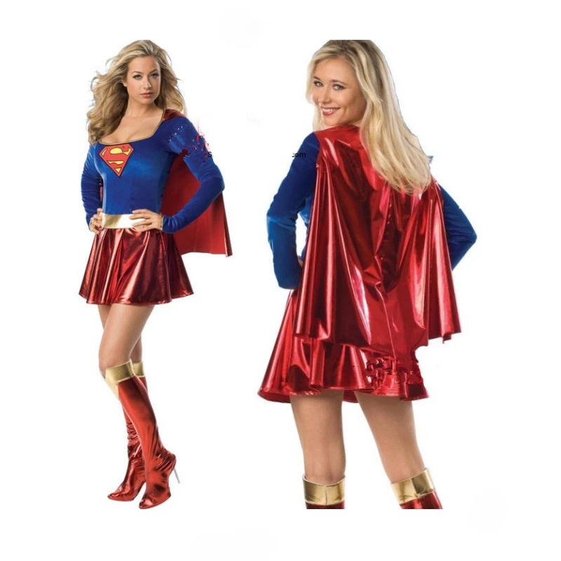 Adult Superwoman Dress Cosplay Costumes Supergirls Shoe Covers Sexy Suit Woman Superhero Halloween Carnival Party Costume
Adult Superwoman Dress Cosplay Costumes Supergirls Shoe Covers Sexy Suit Woman Superhero Halloween Carnival Party Costume