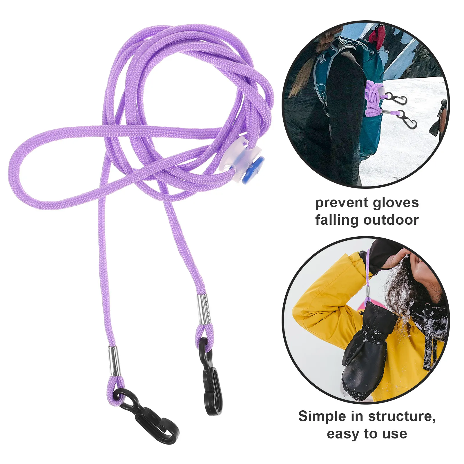 Ski Glove Lanyard Nylon Anti-Lost Strap For Outdoor Winter Sports Reusable Mitten Rope Nonslip Portable Glove Holder
Ski Glove Lanyard Nylon Anti-Lost Strap For Outdoor Winter Sports Reusable Mitten Rope Nonslip Portable Glove Holder