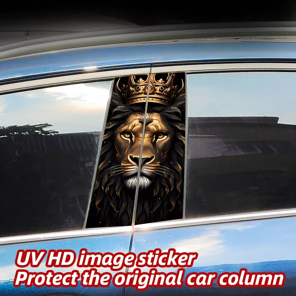 Lion King Car Stickers Auto B Pillar Waterproof Animals Sunscreen Decor Cover Scratches Car Door Pillar Vinyl Decals Accessories
Lion King Car Stickers Auto B Pillar Waterproof Animals Sunscreen Decor Cover Scratches Car Door Pillar Vinyl Decals Accessories