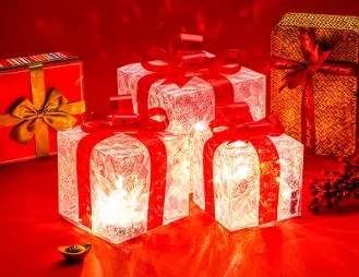 Светодиодная уличная 3Pk 180L подарочная коробка с подсветкой для рождественского декора
Светодиодная уличная 3Pk 180L подарочная коробка с подсветкой для рождественского декора