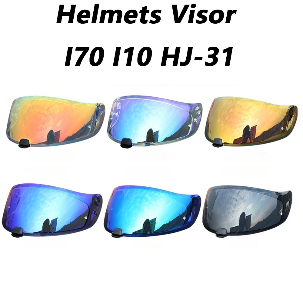 Козырек для мотоциклетного шлема с защитой от ультрафиолета, защитный щиток для лица для HJC i70 i10 HJ-31, козырек для шлемов
Козырек для мотоциклетного шлема с защитой от ультрафиолета, защитный щиток для лица для HJC i70 i10 HJ-31, козырек для шлемов