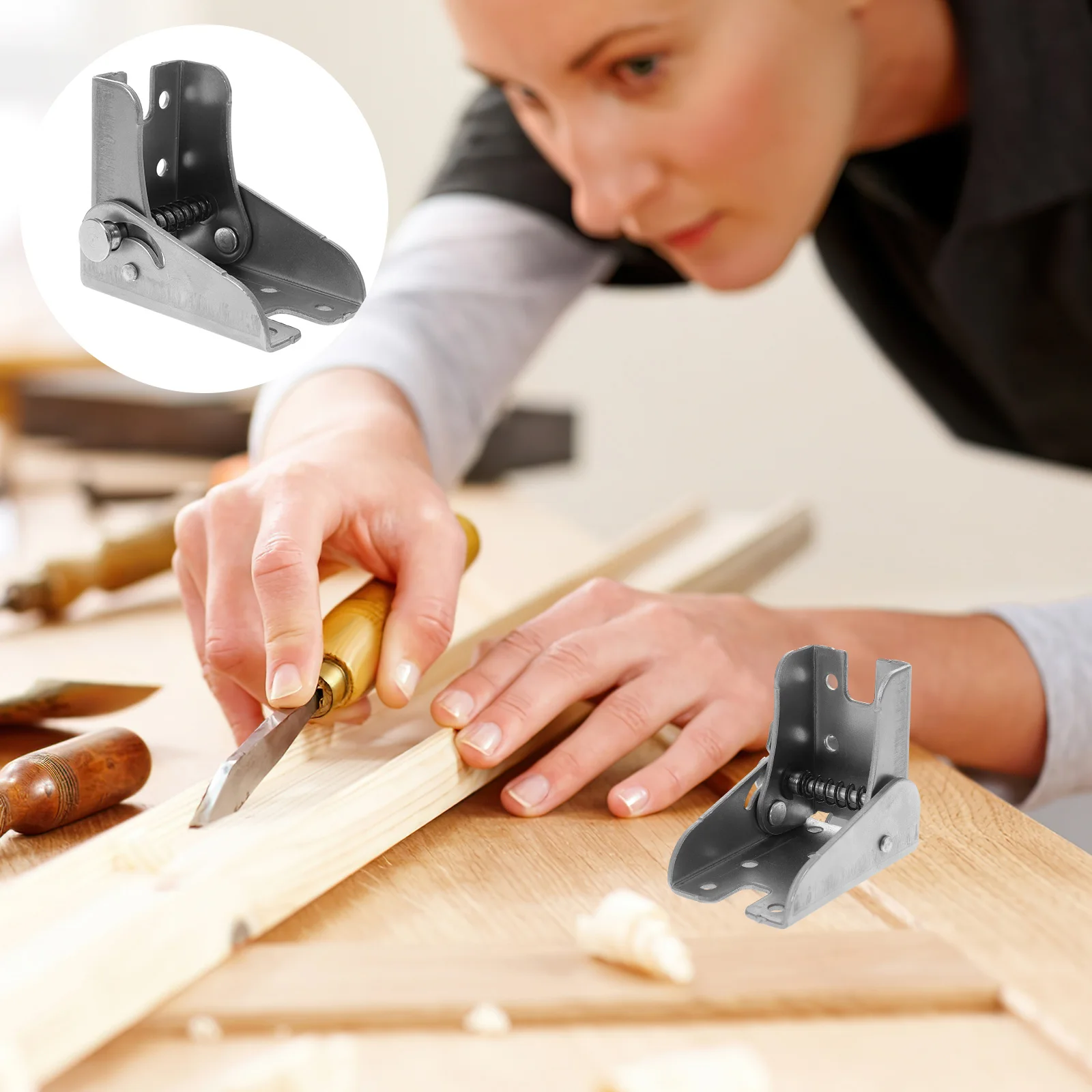 4pcs Furniture Folding Table Hinge Silver Iron 90 Degree Positioning Spring Loaded Door Hinges Heavy Duty Garage Fold Down Save
4pcs Furniture Folding Table Hinge Silver Iron 90 Degree Positioning Spring Loaded Door Hinges Heavy Duty Garage Fold Down Save
