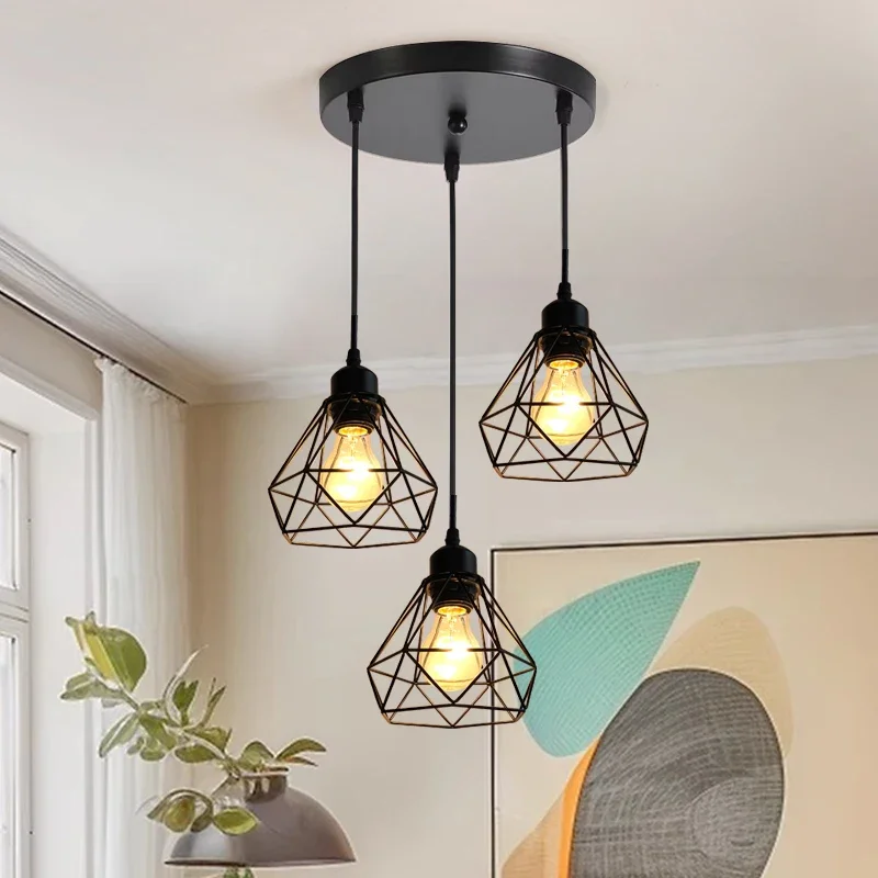 1Pc black retro industrial hanging pendant light E27 bulb base, kitchen, restaurant, bar counter chandelier (without bulb) Rings
1Pc black retro industrial hanging pendant light E27 bulb base, kitchen, restaurant, bar counter chandelier (without bulb) Rings