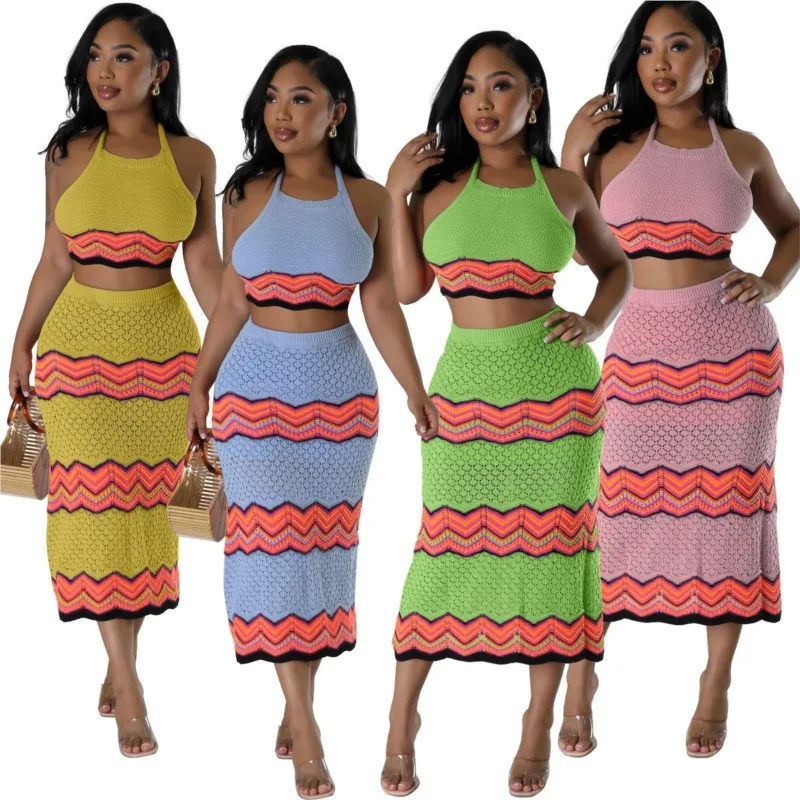 Women Beach Outlet 2024 Summer Dress Ladies Cover Up Knitted Elastic Sports Skirt Vest Set Solid Spandex Saida De For The
Women Beach Outlet 2024 Summer Dress Ladies Cover Up Knitted Elastic Sports Skirt Vest Set Solid Spandex Saida De For The