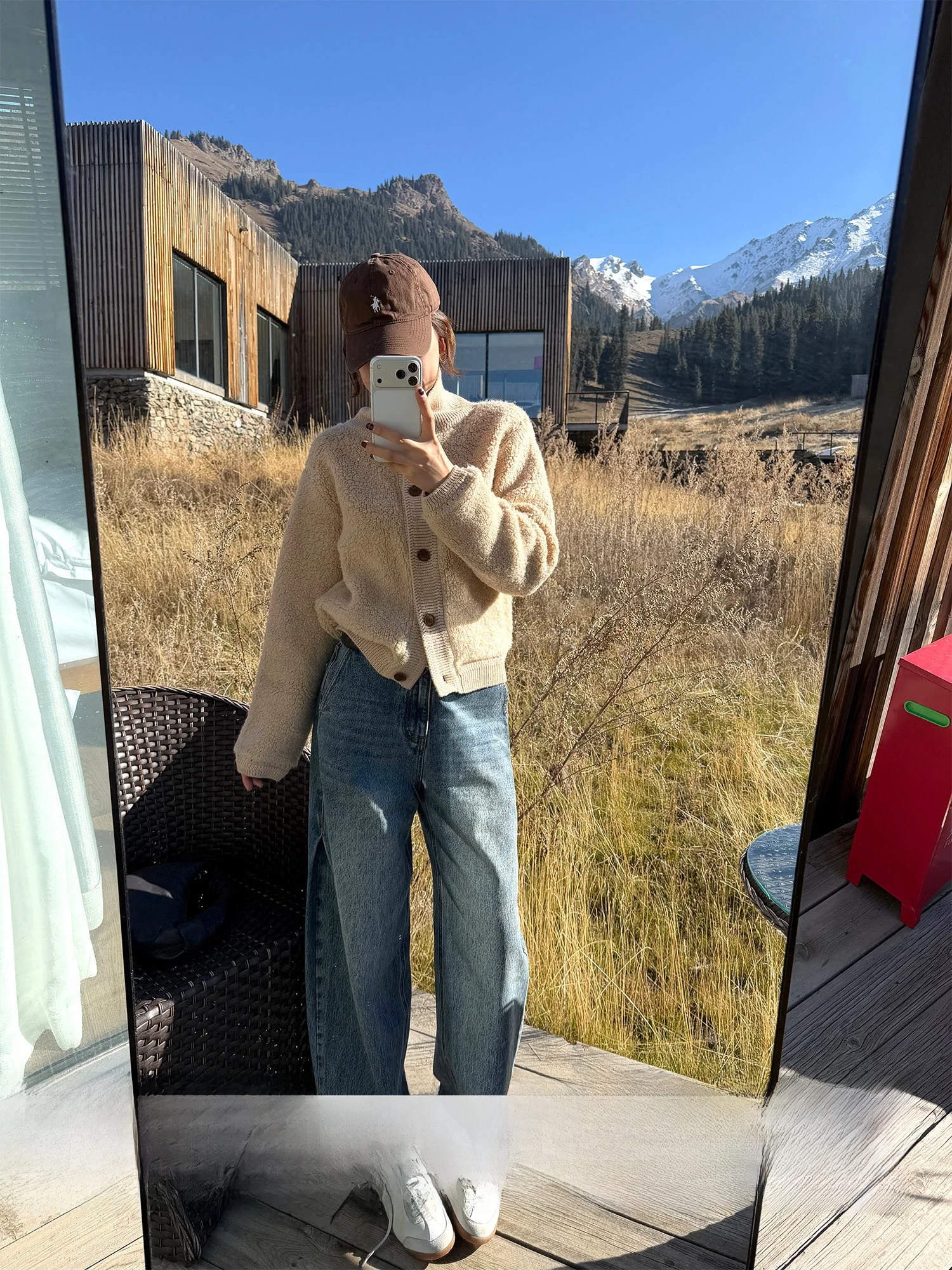 Women's Woolen Jaet ort Casual Stand Collar Fluffy Outerwear Korean Sle Early Winter Warm Long Sve Vintage Series
Women's Woolen Jaet ort Casual Stand Collar Fluffy Outerwear Korean Sle Early Winter Warm Long Sve Vintage Series