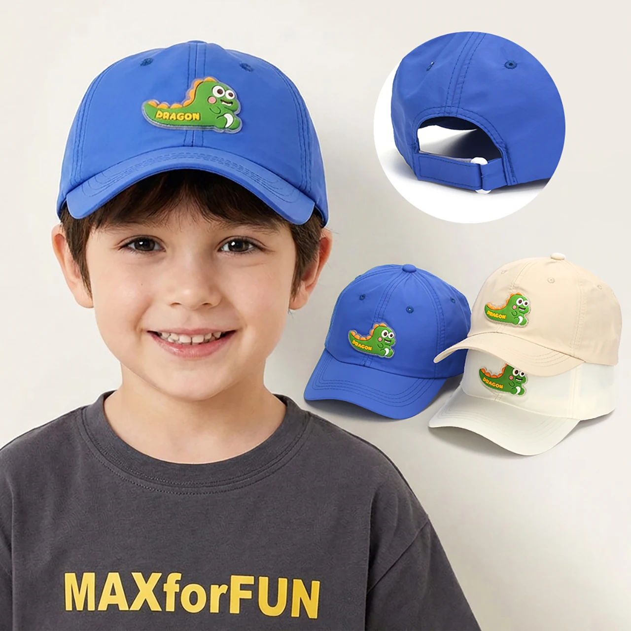 Cute Dinosaur Children Baseball Cap Summer Quick Drying Breathable Baby Duckbill Cap Cartoon Fun Kids Sun Hats Visors 2-8Year
Cute Dinosaur Children Baseball Cap Summer Quick Drying Breathable Baby Duckbill Cap Cartoon Fun Kids Sun Hats Visors 2-8Year