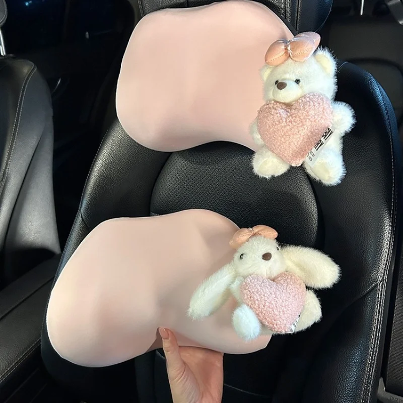 Cute Car Headrest Neck Pillow Soft Lumbar Support Cushion Fashion Backrest Pad Sweet Waist Pillow Universal Auto Interior Decor
Cute Car Headrest Neck Pillow Soft Lumbar Support Cushion Fashion Backrest Pad Sweet Waist Pillow Universal Auto Interior Decor