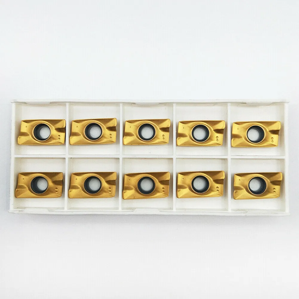 Indexable Carbide Inserts 10pcs APMT1604PDER-DP Carbide Golden Large Trimming Tools For Turning Machining Steel
Indexable Carbide Inserts 10pcs APMT1604PDER-DP Carbide Golden Large Trimming Tools For Turning Machining Steel