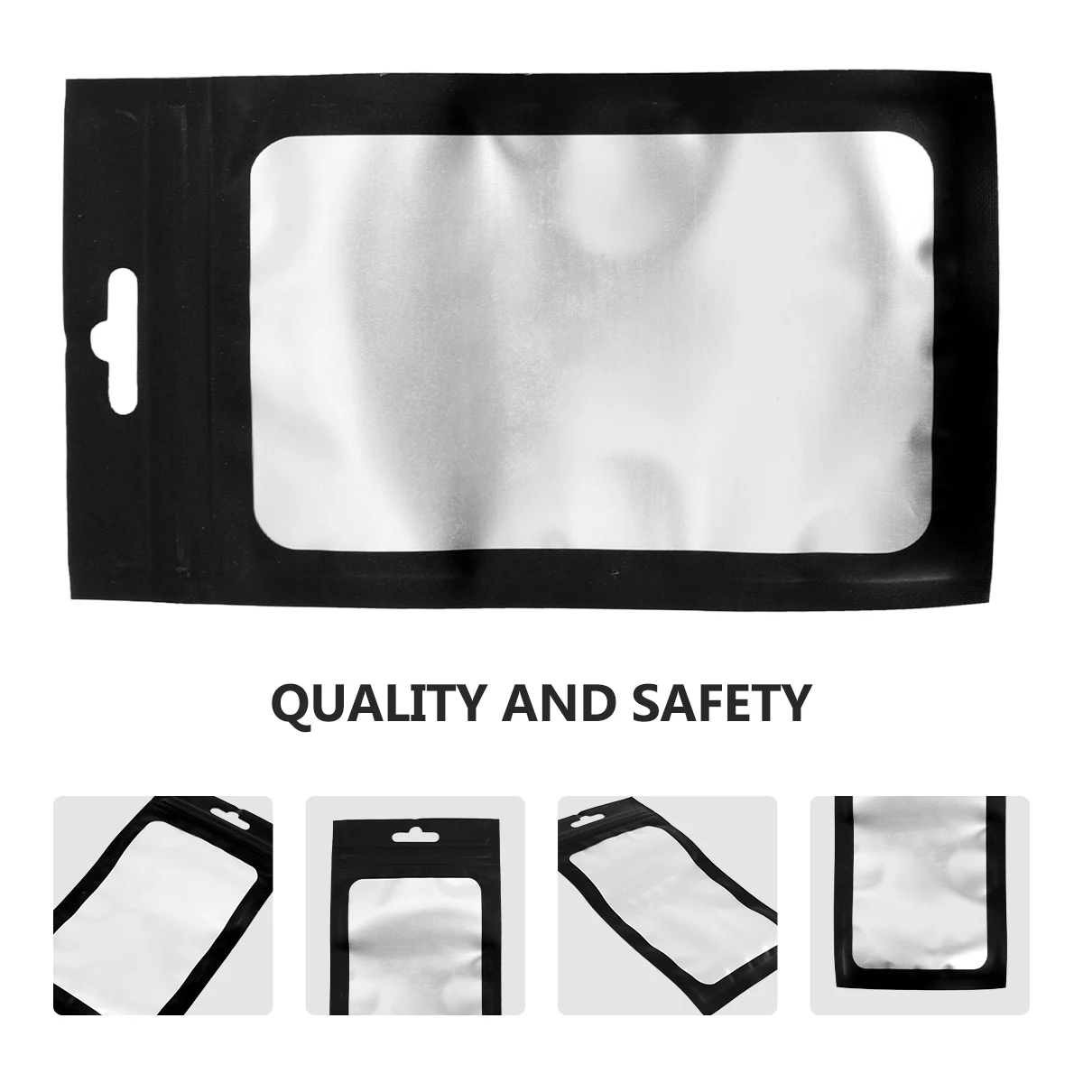 Aluminum Foil Window Self Food Bag Flat Snack Jewelry Electronic Pouch Storage Home Restaurant Hotel Use Lightweight
Aluminum Foil Window Self Food Bag Flat Snack Jewelry Electronic Pouch Storage Home Restaurant Hotel Use Lightweight