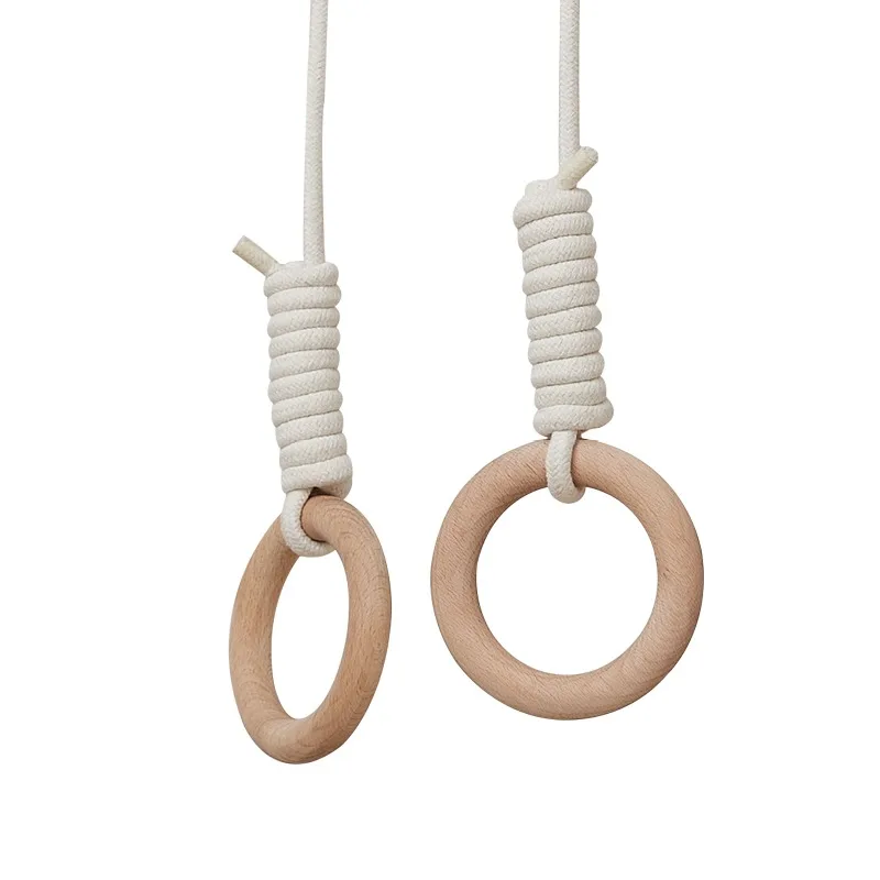 Popsicle crib suspension ring, solid wood household training, fitness, gymnastics, children's room accessories
Popsicle crib suspension ring, solid wood household training, fitness, gymnastics, children's room accessories