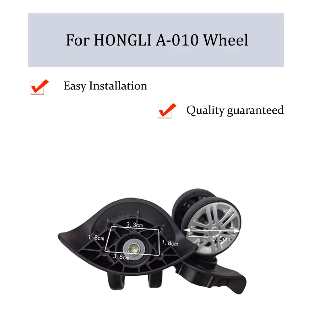 For HONGLI A010 Heavy Duty Luggage Wheels 300LBS Load 360° Swivel TPU Mute Shockproof Suitcase Repair Parts
For HONGLI A010 Heavy Duty Luggage Wheels 300LBS Load 360° Swivel TPU Mute Shockproof Suitcase Repair Parts