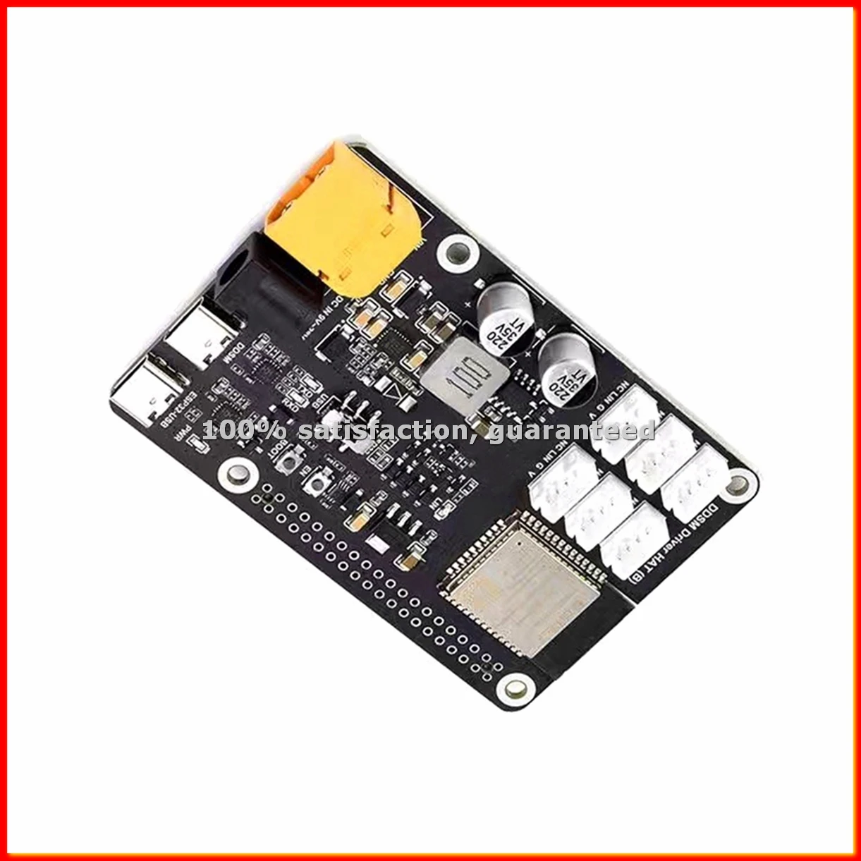 Плата драйвера двигателя ESP32 DDSM HAT для беспроводного модуля Wi-Fi 2.4G для серводвигателей с прямым приводом - A25R
Плата драйвера двигателя ESP32 DDSM HAT для беспроводного модуля Wi-Fi 2.4G для серводвигателей с прямым приводом - A25R