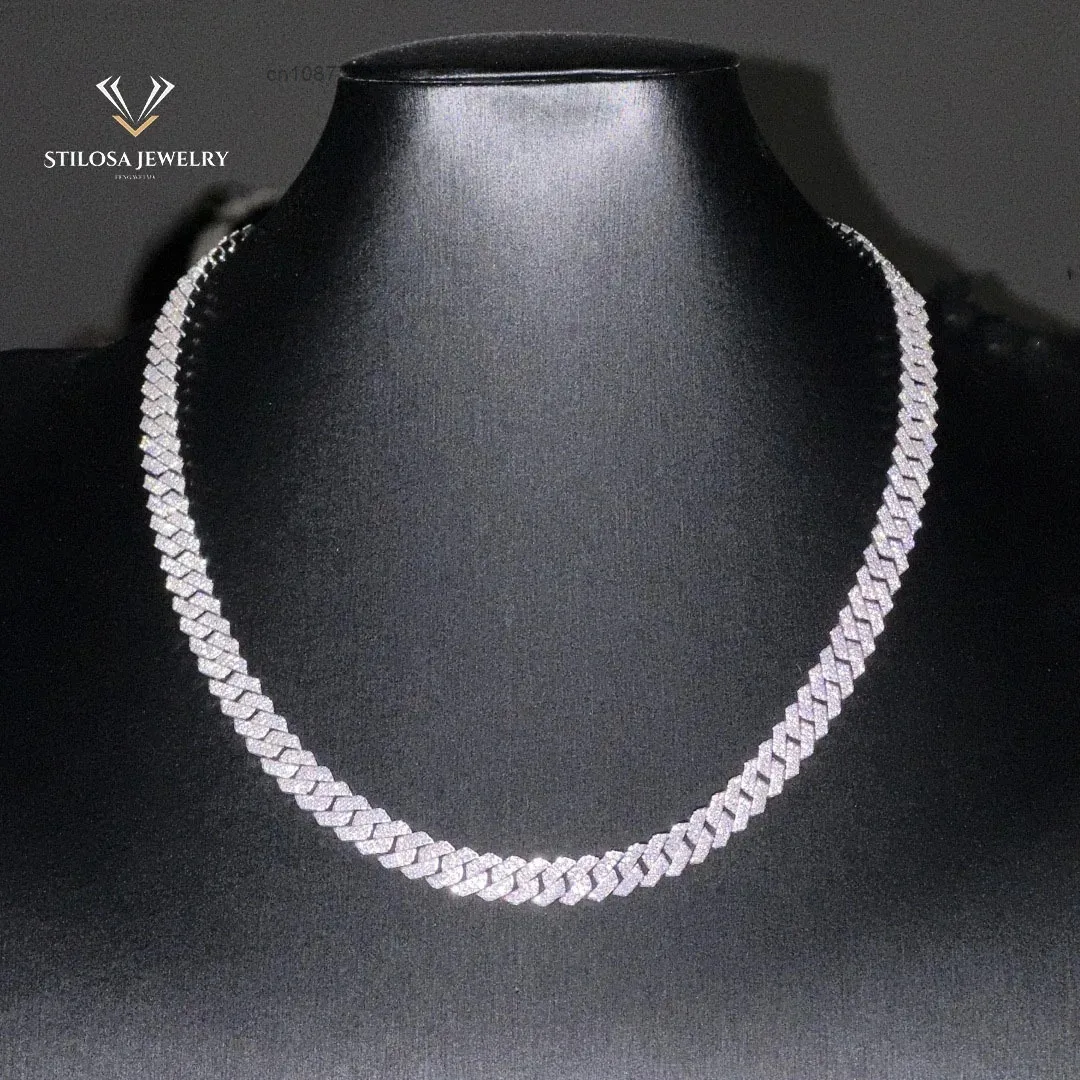 luxury brand jewelry Solid 14k 925 silver chain necklace Gold Miami Cuban Chain Iced Out Hip Hop Jewelry Vvs Moissanite
luxury brand jewelry Solid 14k 925 silver chain necklace Gold Miami Cuban Chain Iced Out Hip Hop Jewelry Vvs Moissanite